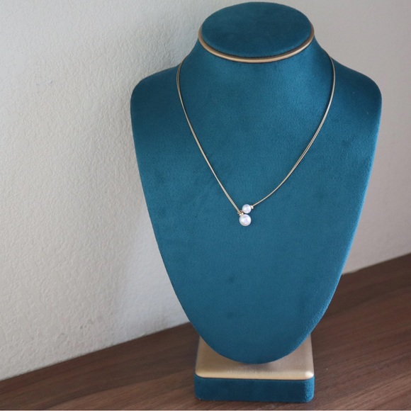 Duo Freshwater Pearl Necklace - Picture 1 of 7